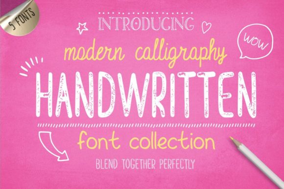 A Designer's Honest Review: The Handwritten Font Collection
