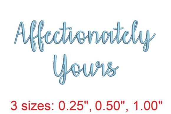 Affectionately Yours Embroidery Font: A Designer's Guide