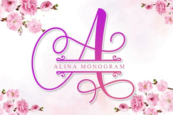 Alina Monogram Font: Infusing Authentic Charm into Modern Design