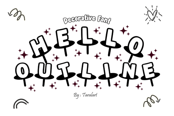 Bring Joy to Your Projects with Hello Outline Font