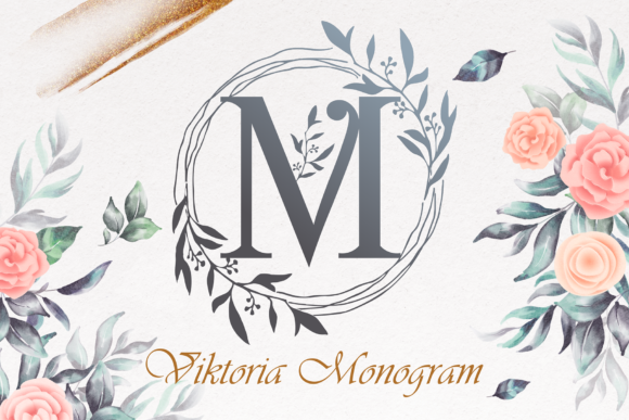Elevate Your Brand with Viktoria Monogram Font