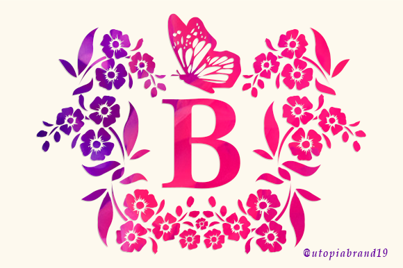 Flower Butterfly Monogram Font: A Designer’s Guide to Elegant Ornaments