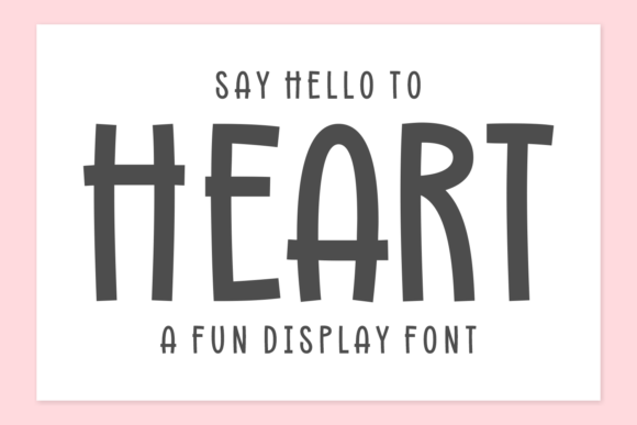 Heart Font: A Warm Hug for Your Creative Projects