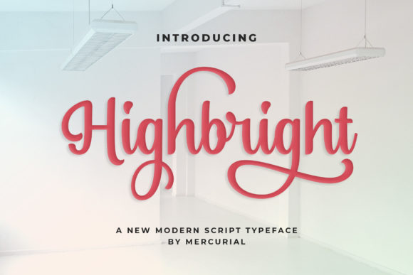 The Vintage Allure of Highbright: A Designer's Script Font