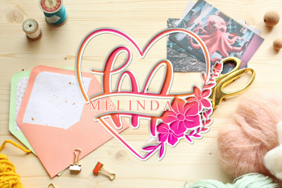Unlocking Romance: The Melinda Monogram Font for Timeless Designs