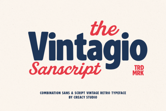 Vintagio Sanscript Duo Font: A Modern Classic