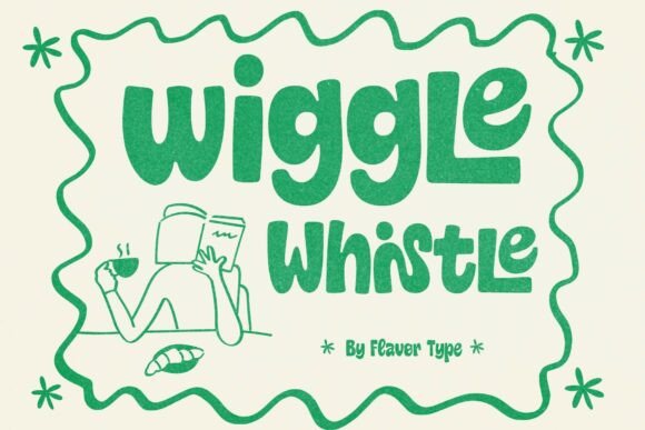 Wiggle Whistle: A Playful Display Font for Friendly Branding