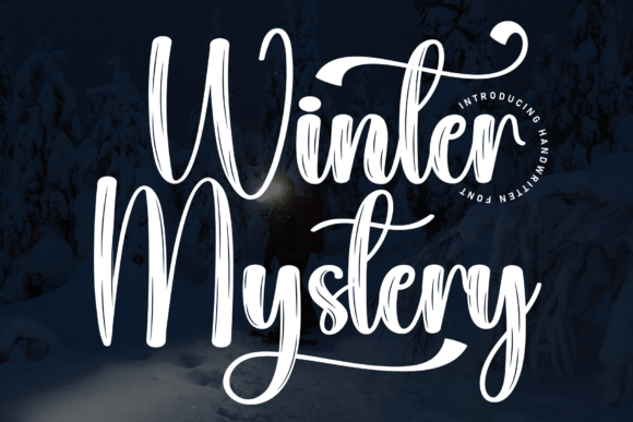 Winter Mystery Font: A Friendly Handwritten Typeface